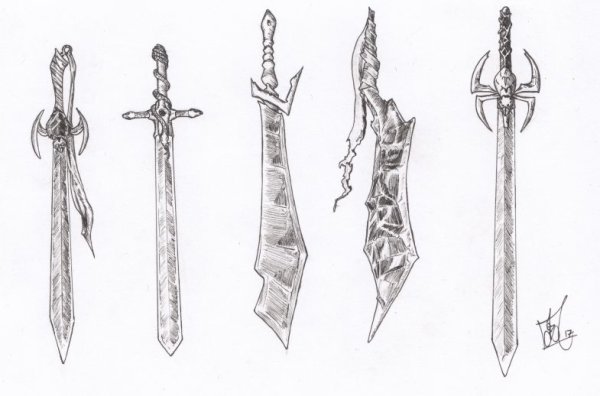 Меч кладенец раскраска