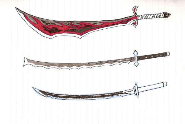 Кинжал рисунок