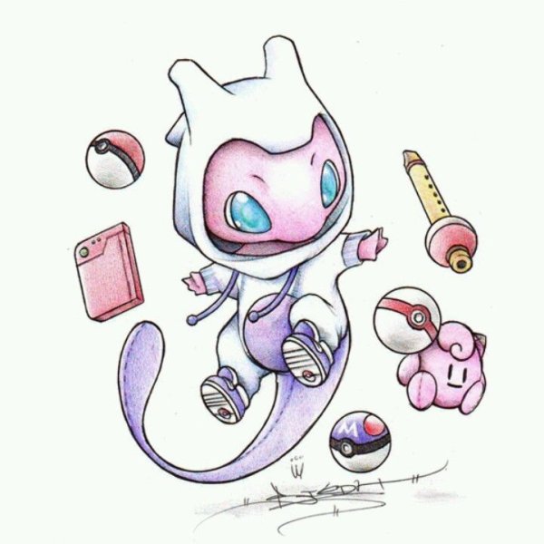 Покемоны Чиби Мьюту