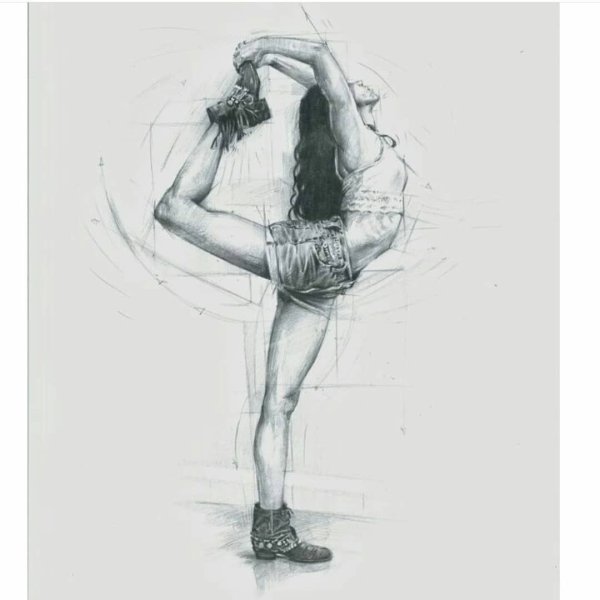 Балерина рисунок