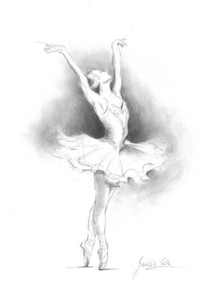 Танец набросок