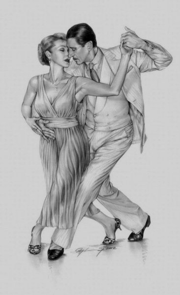 Балерина рисунок