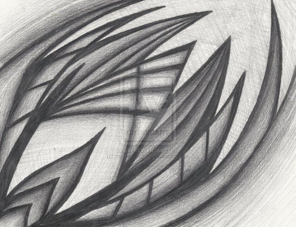 Абстрактные рисунки карандашом