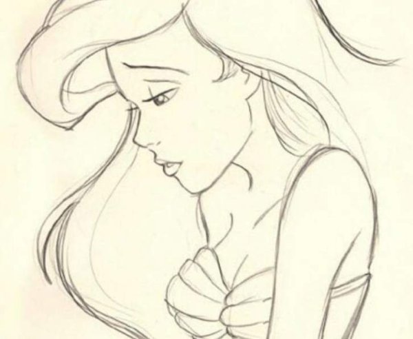 Рисунки для срисовки девушки