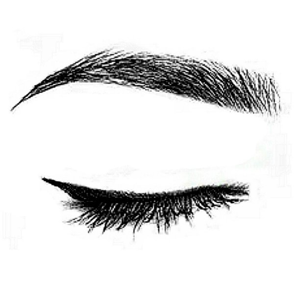 Рисование ресниц