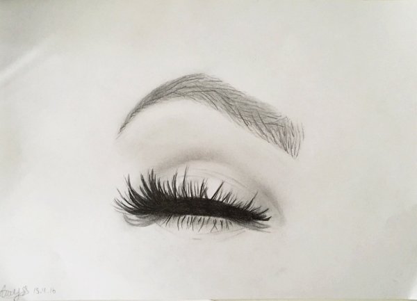 Макияж цветными карандашами для рисования