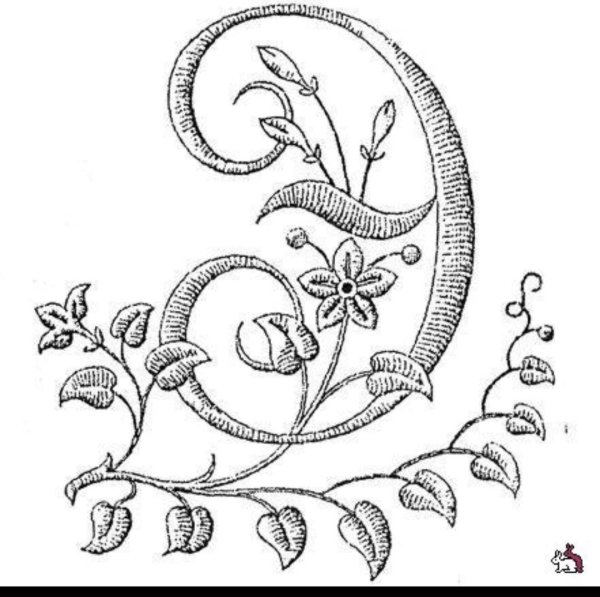 Буква э Вензель