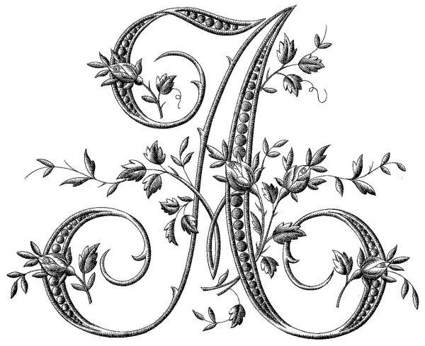 Красивіе закглавніе букві