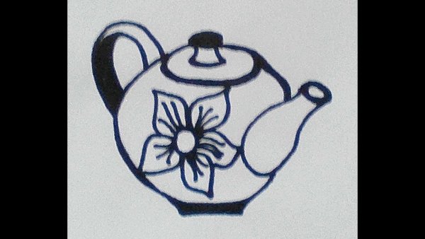 Чайник с узорами