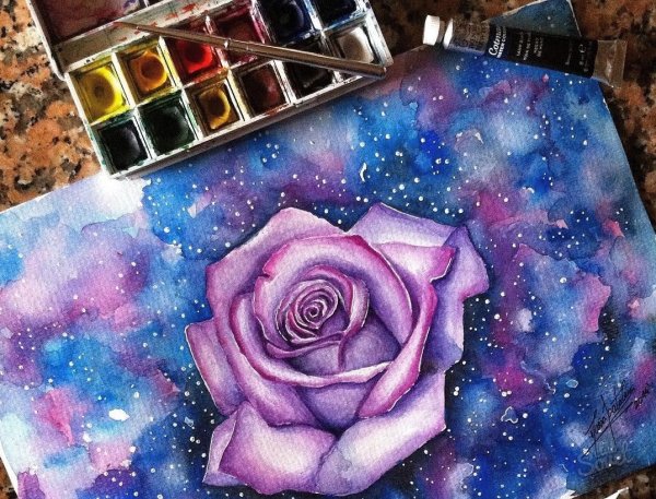 Рисунок на космическую тему