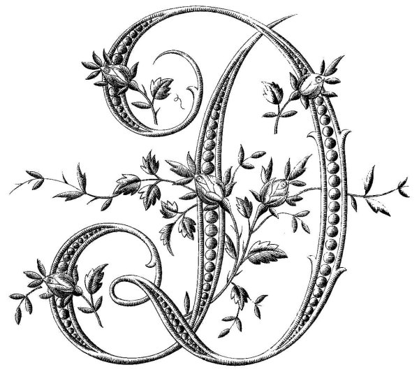 Вензель буквы д