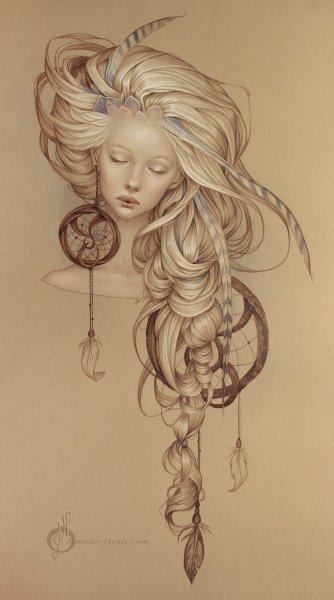 Сью Готье Русалка портрет