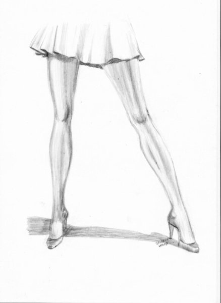 Туфли карандашом