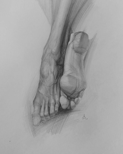 Рисование ног аниме