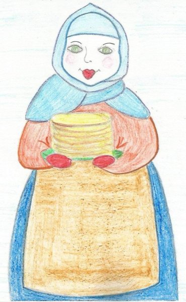 Масленица рисунок