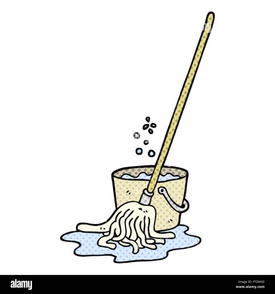 Швабра наклейка