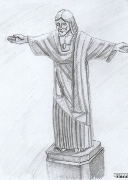 Статуя рисунок