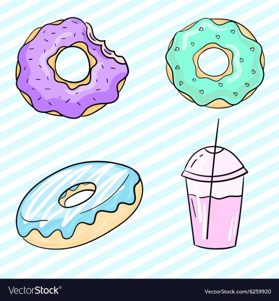 Нарисовать пончик легко