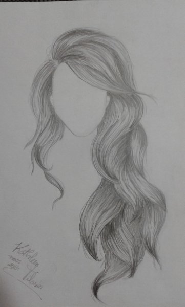 Рисунки карандашом девушки со спины