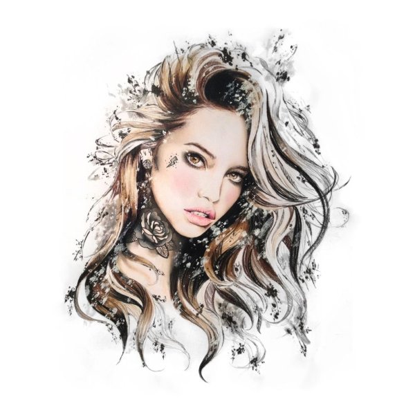 Картинки для срисовки девушки