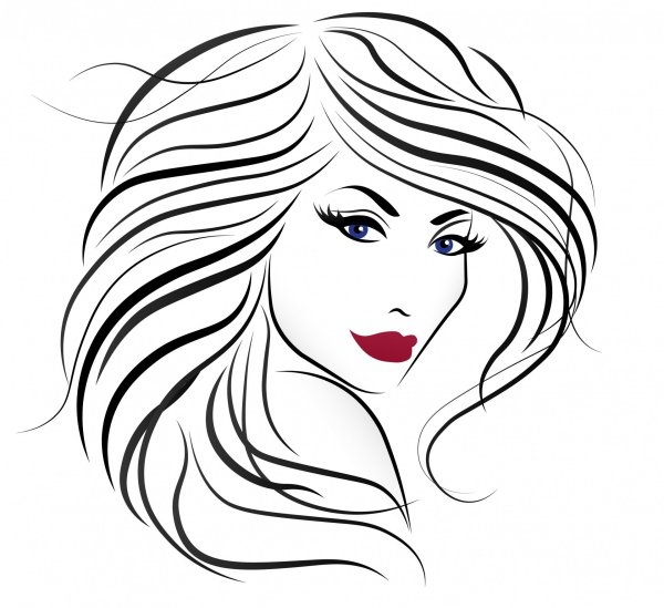 Прически карандашом