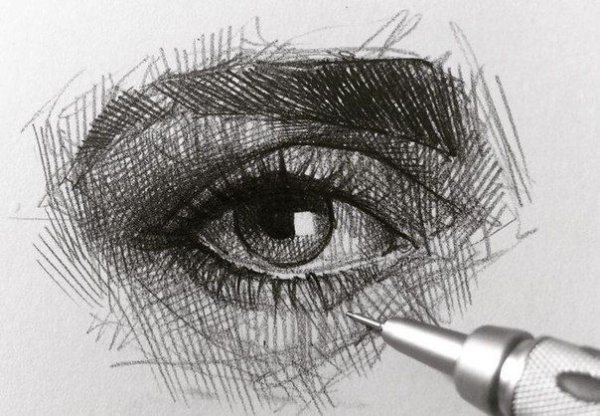 Штриховка карандашом