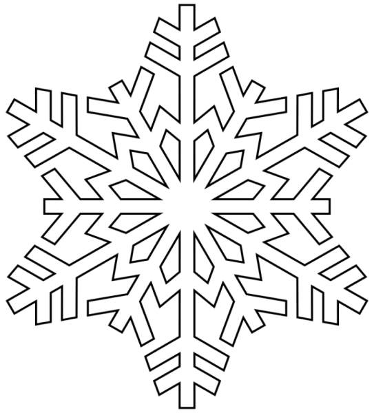 Вытынанки снежинки