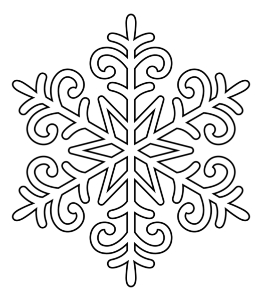 Снежинка рисунок