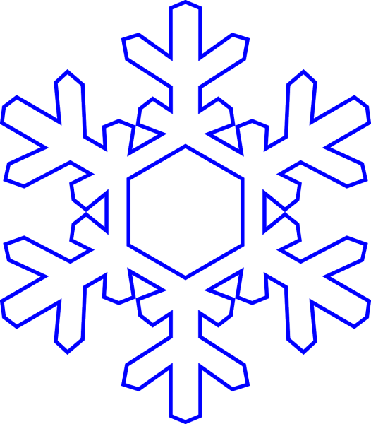 Снежинка раскраска