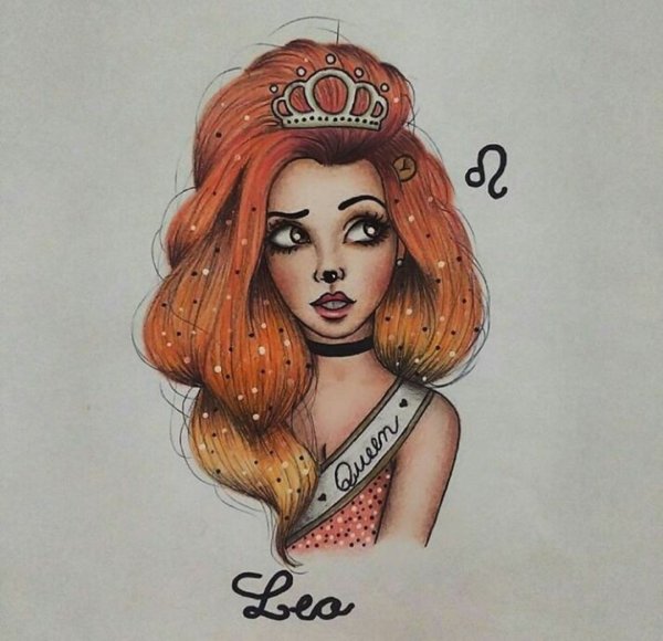 Нарисованные девушки знаки зодиака