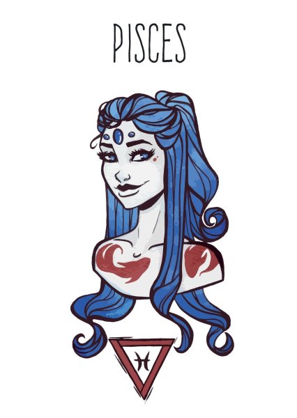 Знаки зодиака рисунки девушки