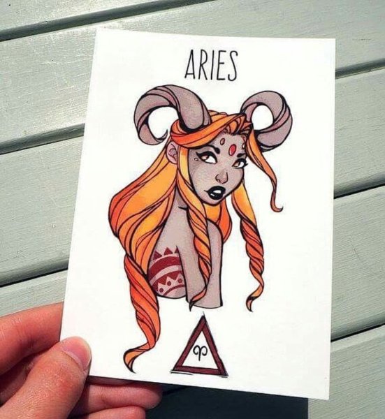 Знаки зодиака в скетчбуке