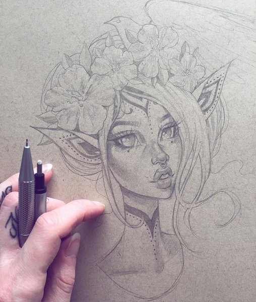 Скетчи карандашом