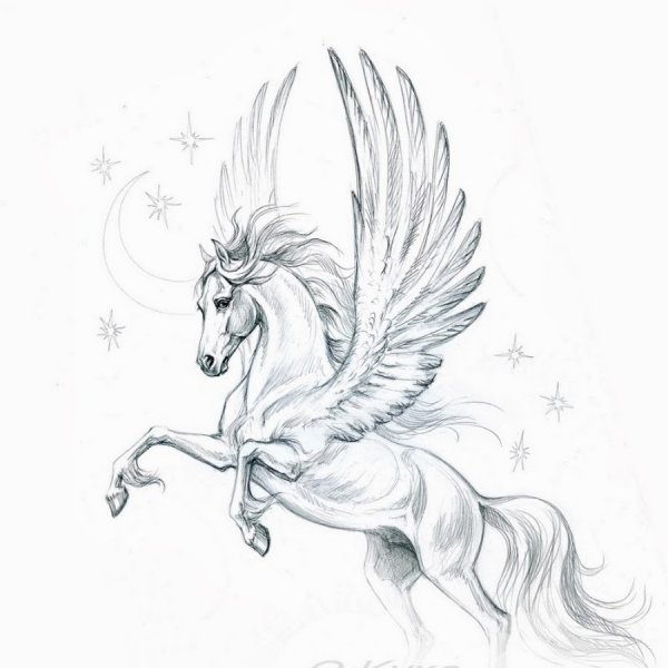 Наброски фантастических существ