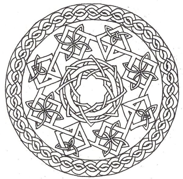 Раскраска мистические животные