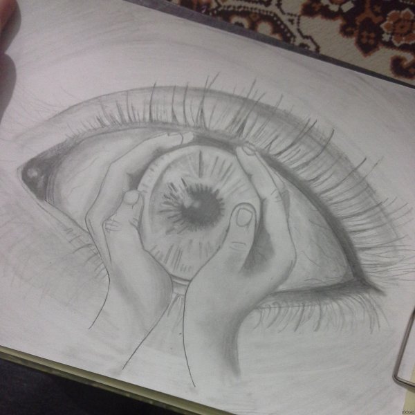 Рисунки карандашом на свободную тему