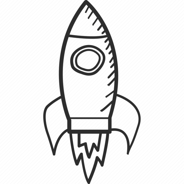 Ракета рисунок для детей
