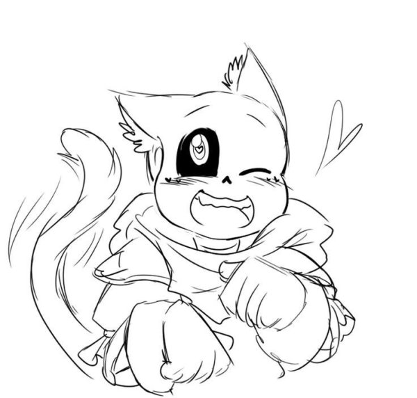 Инк Санс раскраска