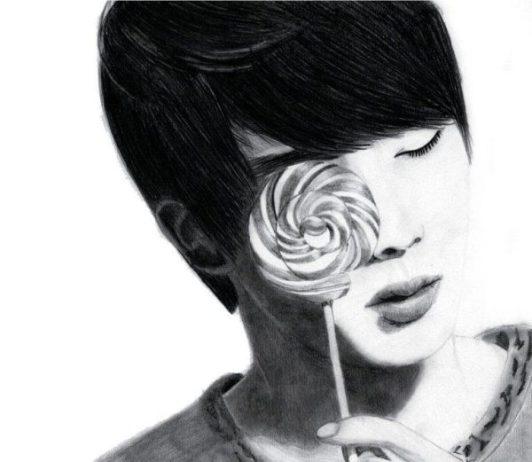 Корея рисунки легкие