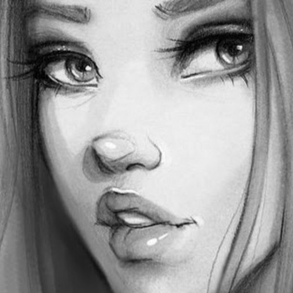 Глаза нарисованные