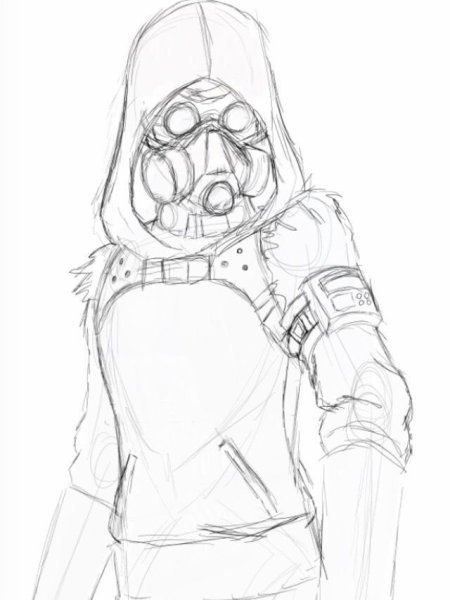 Сталкер рисунки