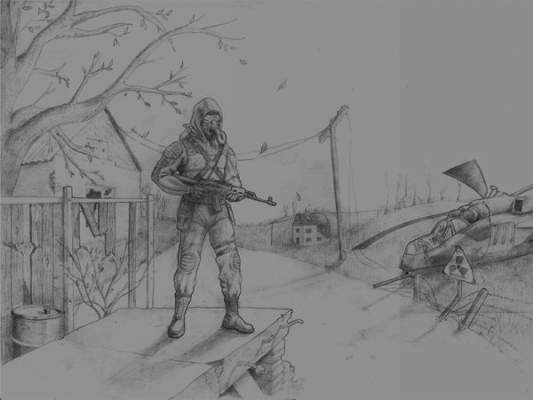 Сталкер карандашом для начинающих