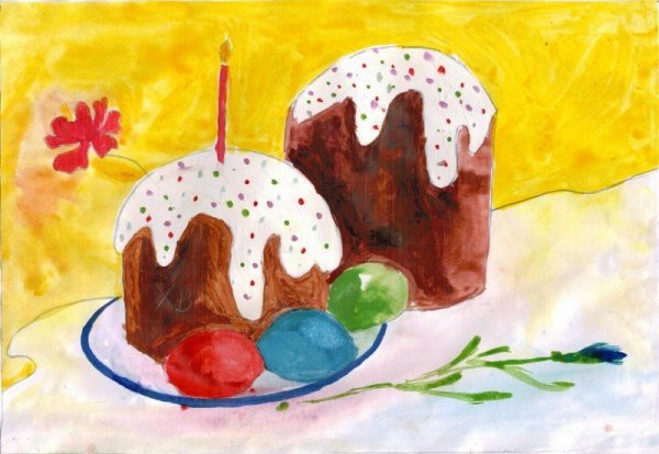 Рисунки на Пасху для срисовки