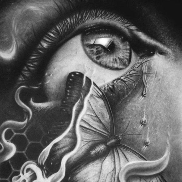 Картины карандашом абстракция