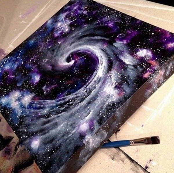 Рисунки космоса для срисовки