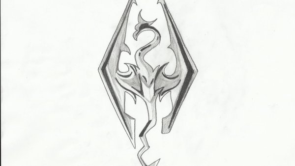 Скайрим карандашом