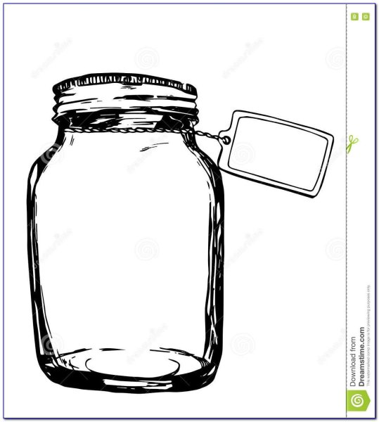 Банка черно белая