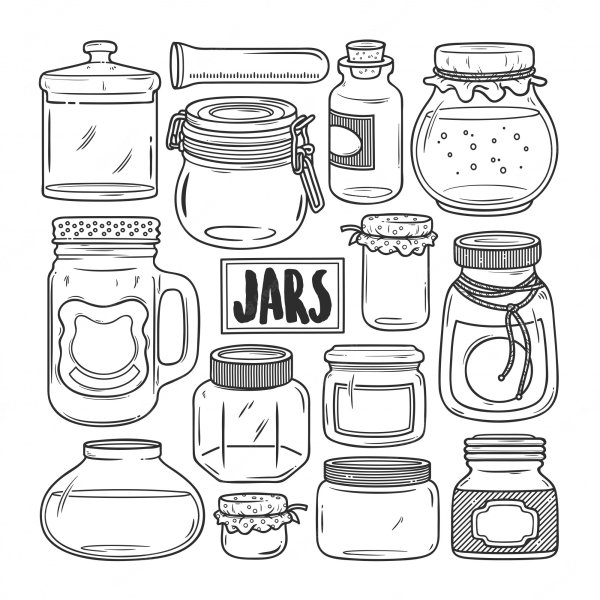 Векторная баночка