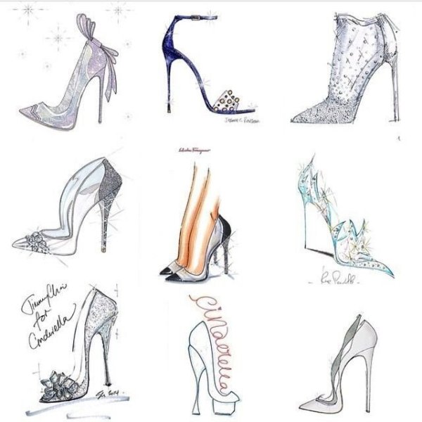 Туфли зарисовка