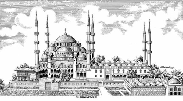 Мечеть сердце Чечни в Грозном вектор